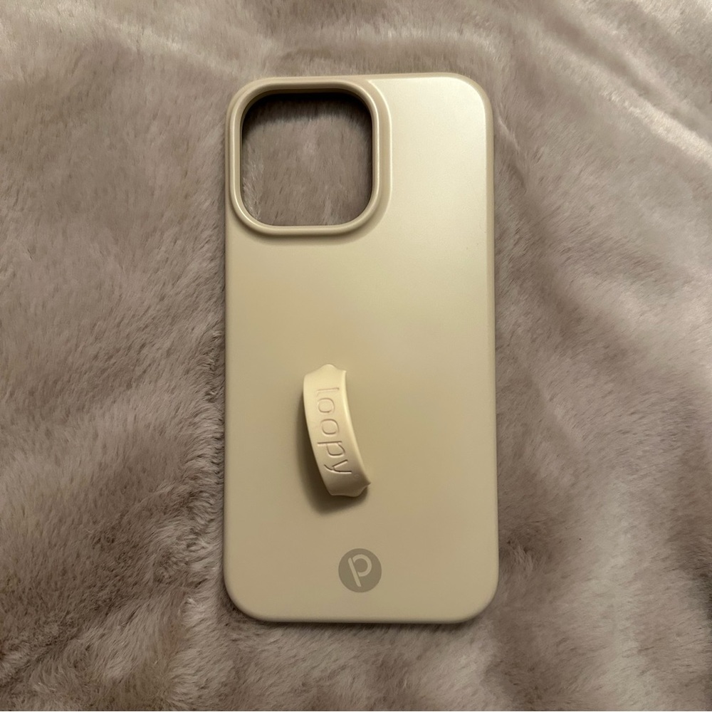 Loopy Sandstone iPhone 14 Pro Max Case